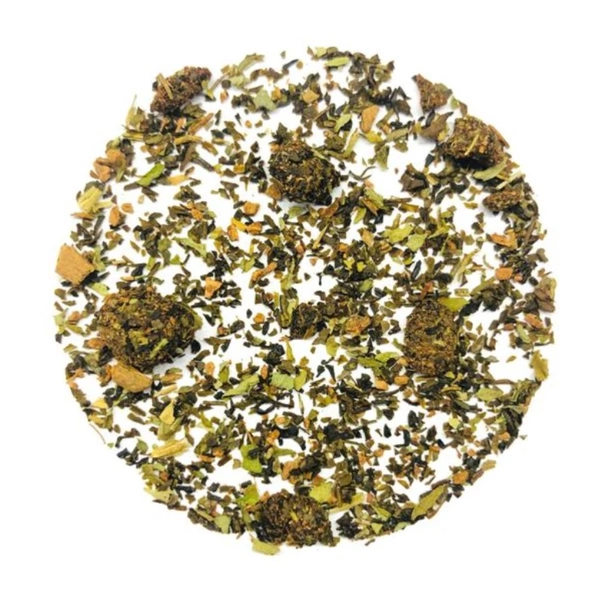 Thea Mango Ice Tea - 50 GM, Prepare 180 ML Water, boil at 90°C, add Thea Tea 1 Teaspoon, brew for 2-3 minutes, serve hot. You can add honey if required, Green Tea Fanning, Cinnamon, Mango, Stevia and Natural Flavour Oil